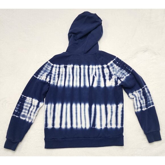 Madewell Navy Tie Dye Hoodie Sweatshirt Small - Picture 3 of 6